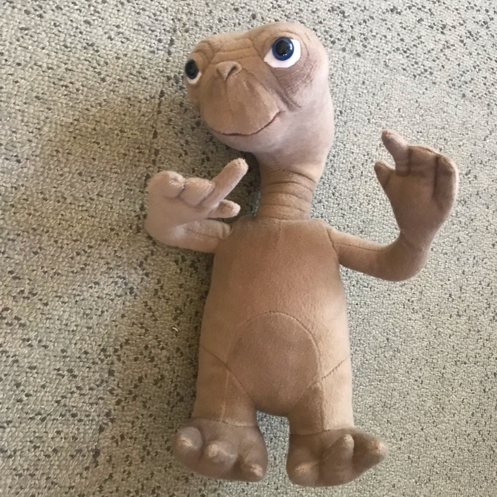 E.T. Plush Toy - Brown Soft Stuffed Alien